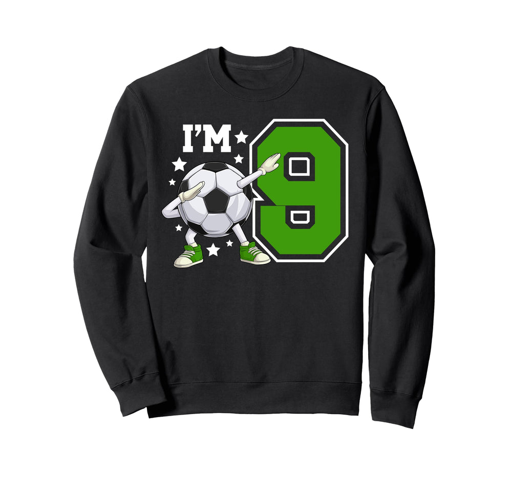 9Th Soccer Birthday Party Sweatshirt - Casual Everyday Wear for Adults