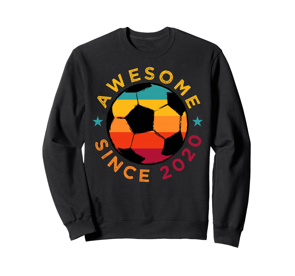 Awesome Since 2020 Soccer Birthday Sweatshirt - Graphic Print Men Women