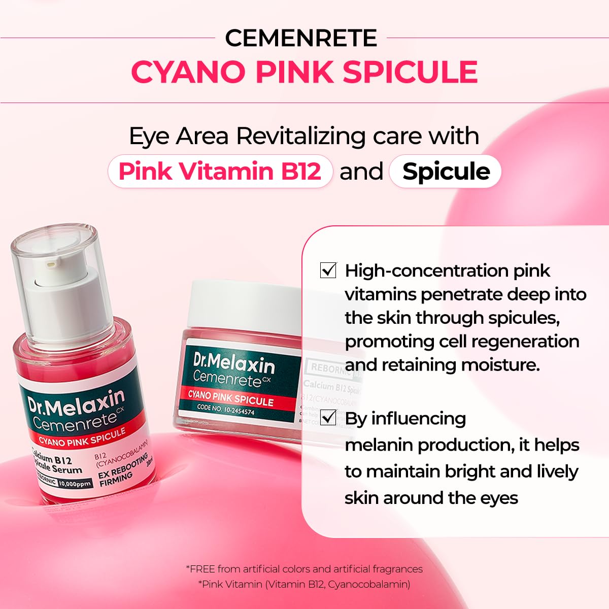 Dr. Melaxin Cemenrete Cyano Pink Spicule Serum - Snipetell