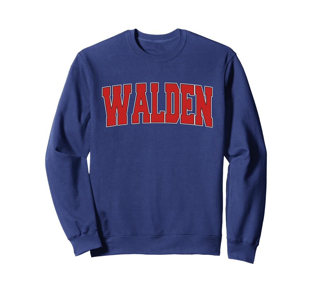 Walden Ny New York Varsity Usa Sweatshirt - Casual Everyday Wear Men Women