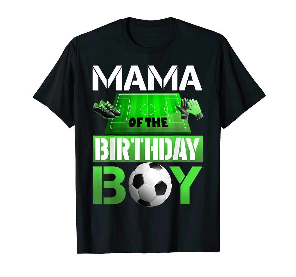Mama Birthday Soccer Sport Matching T-Shirt - Graphic Print Men Women