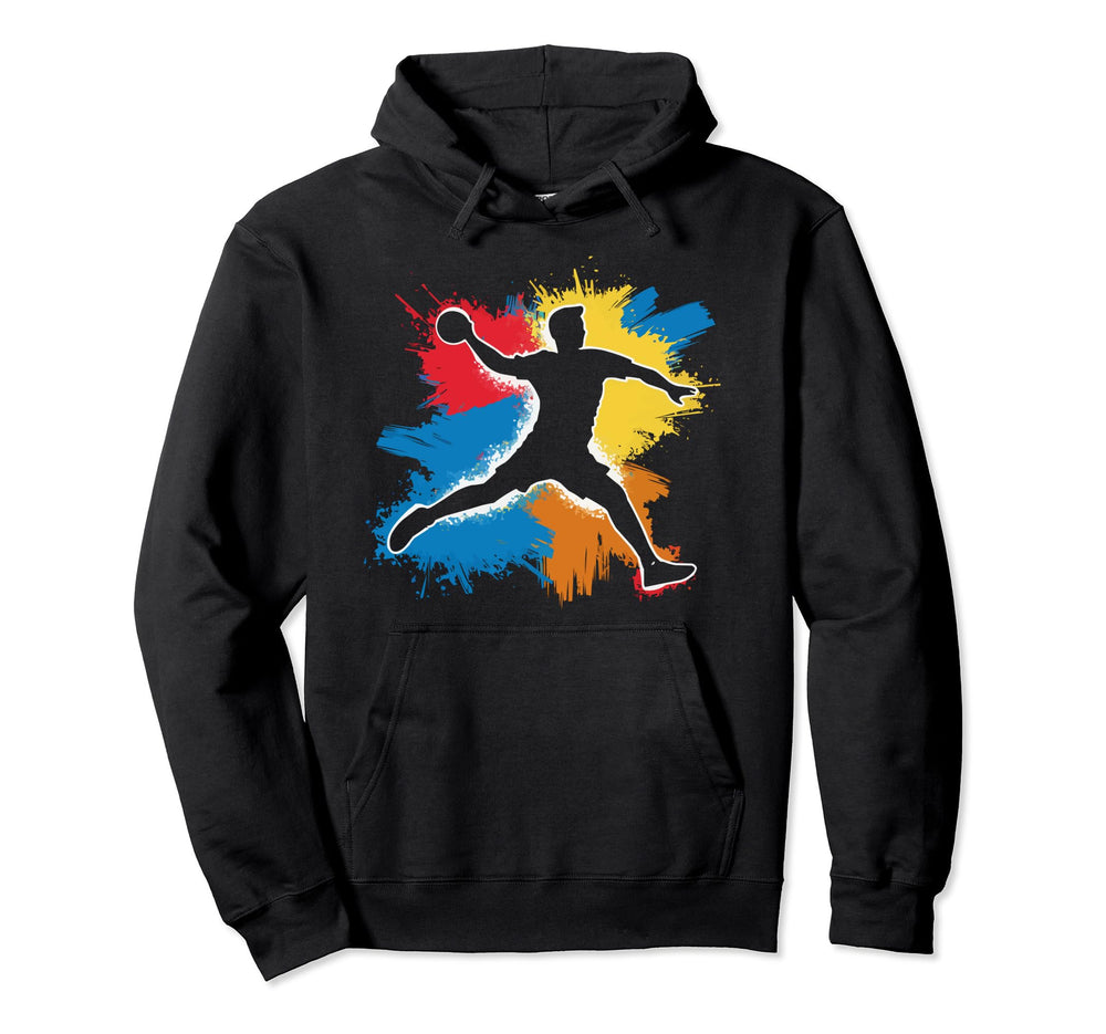 I Love Handball Player Sports Goalkeeper Hoodie - Unique Graphic Men Women