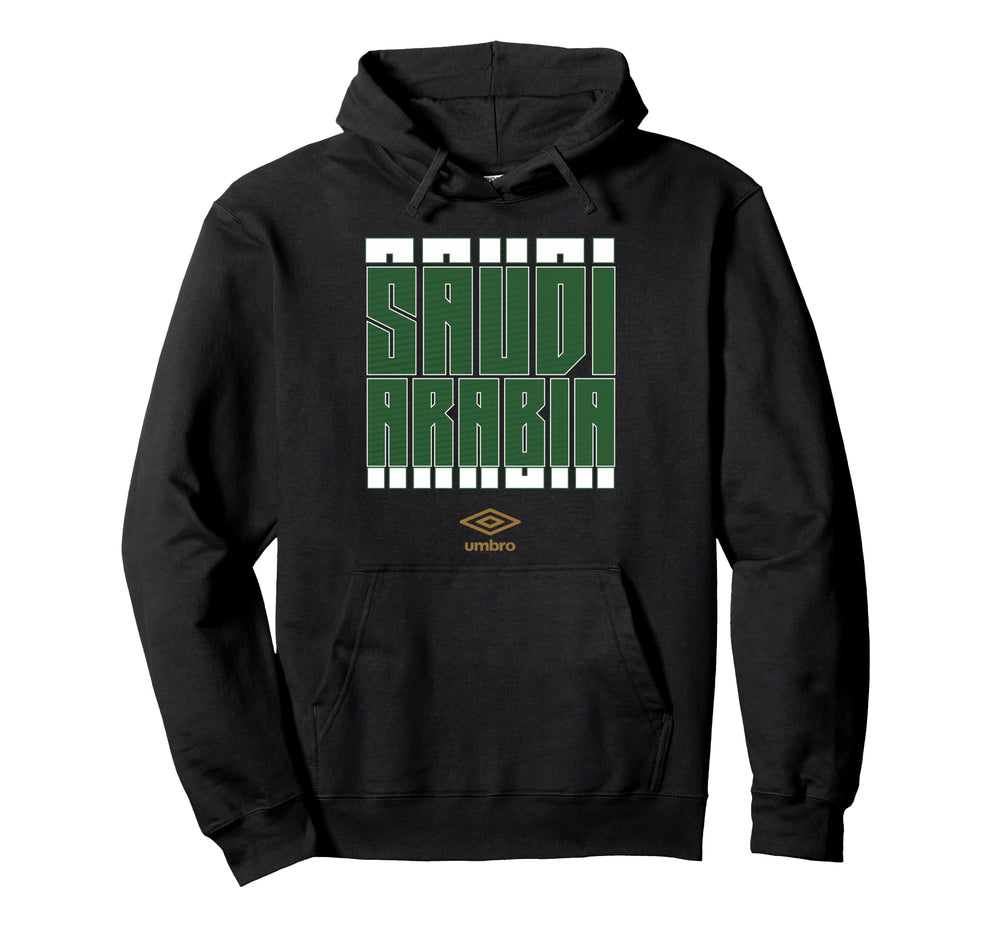 Umbro International Soccer Saudi Hoodie - Novelty Apparel for Adults