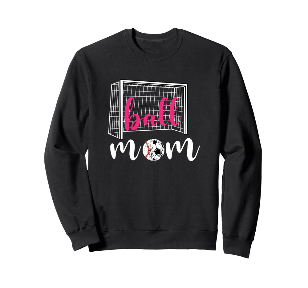Soccer Mom Ball Football Game Day Sweatshirt - Minimalist Print Men Women