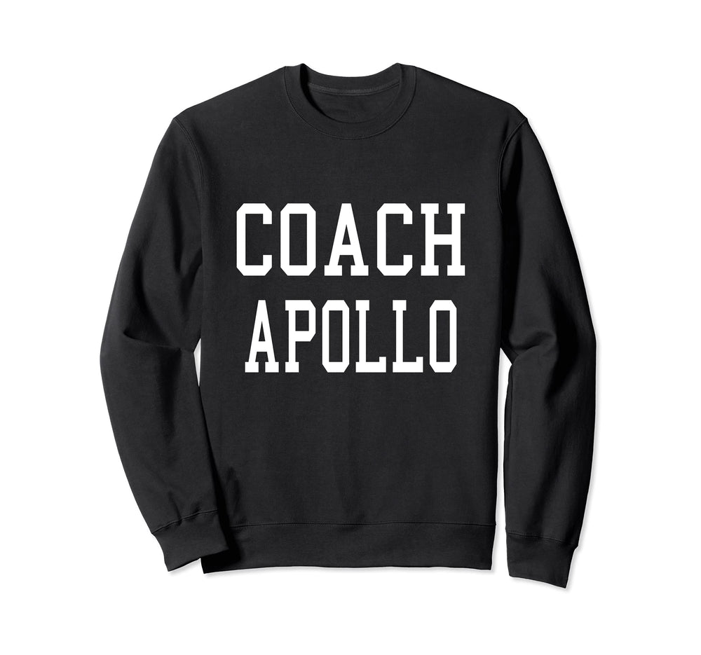 Coach Apollo Custom Football Sweatshirt - Novelty Apparel for Adults