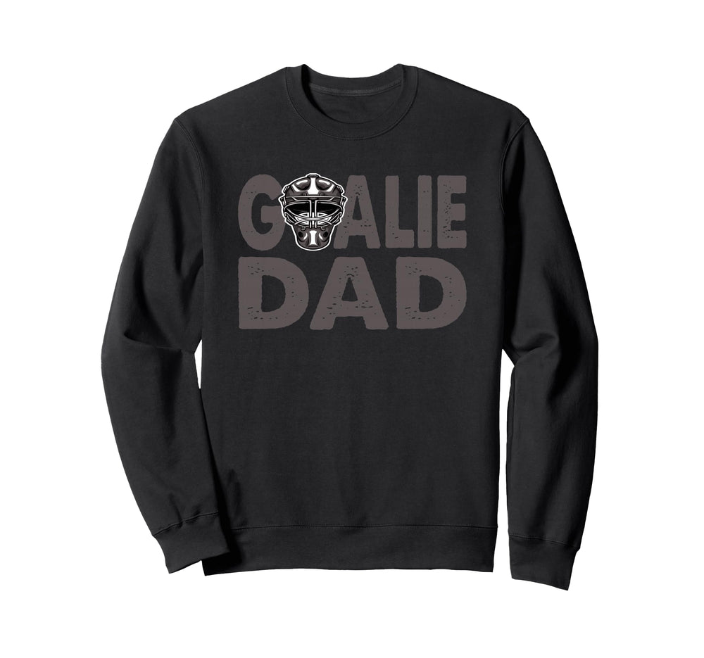 Ice Hockey Goalkeeper Dad Sweatshirt - Minimalist Print Men Women