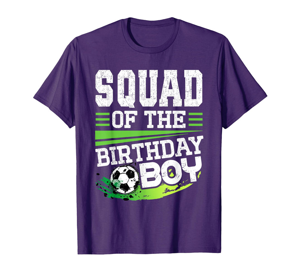 Soccer Birthday Squad Birthday Squad T-Shirt - Fun Novelty Design Unisex