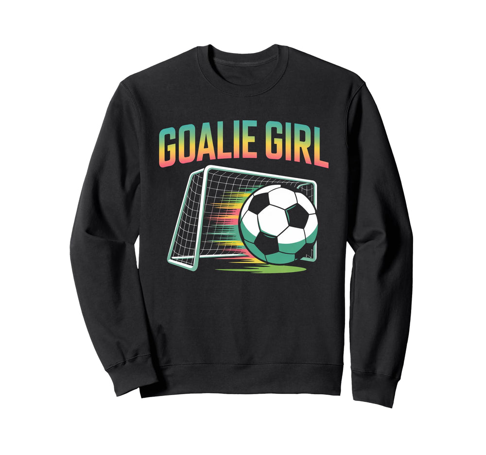 Goalie Soccer Player Girlfriend Sweatshirt - Minimalist Print Unisex