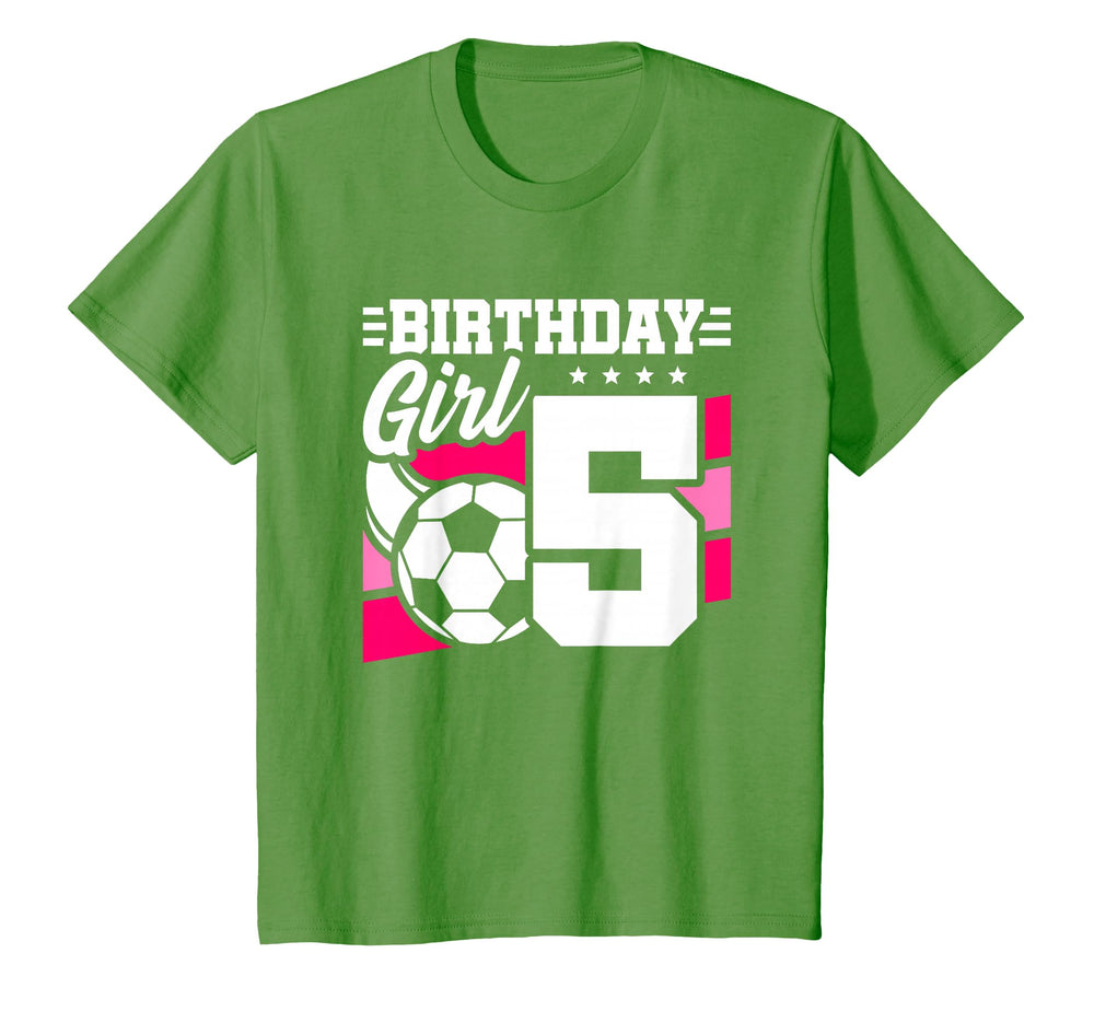 Soccer Birthday Party 5 Year Old 5Th T-Shirt - Unique Graphic for Adults