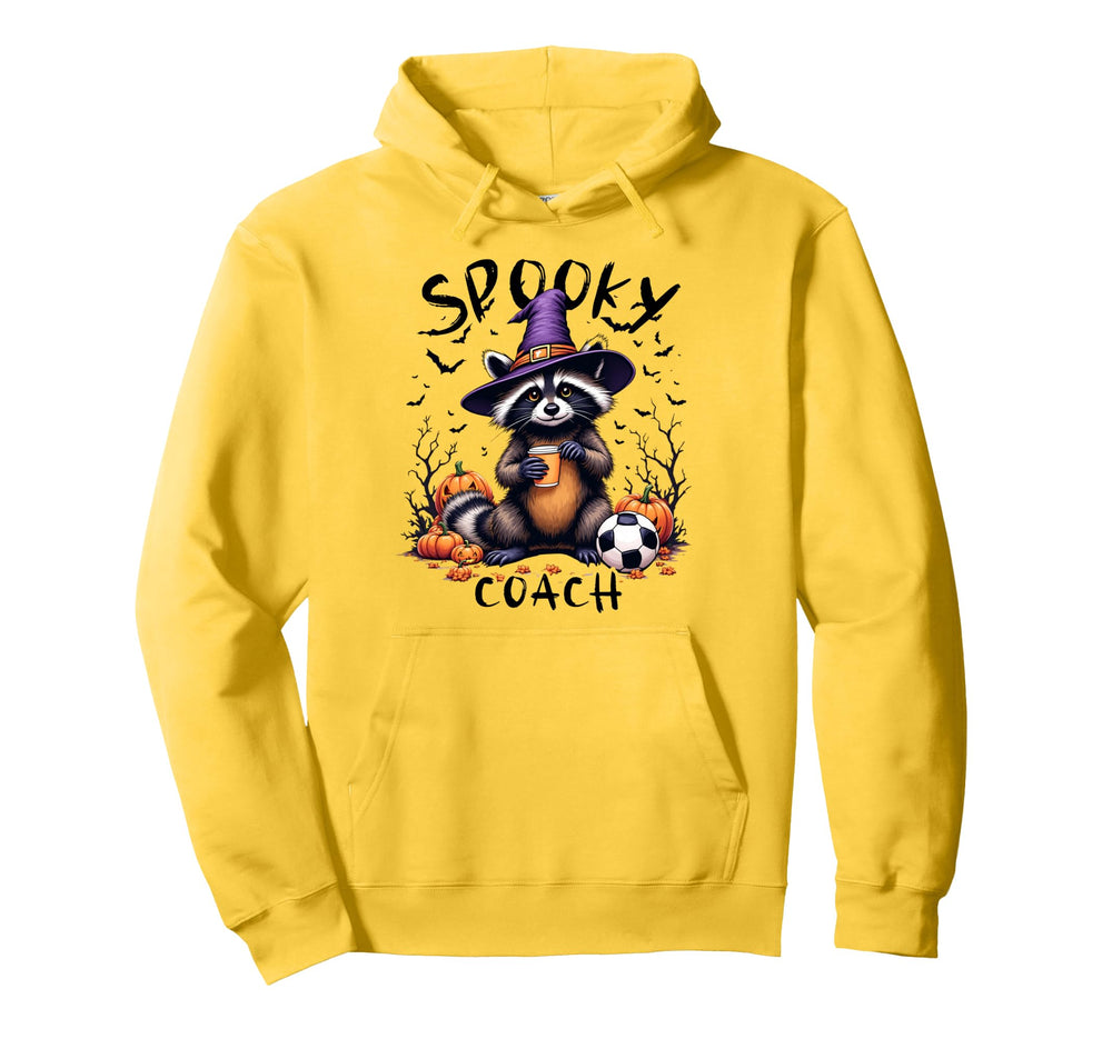 Halloween Soccer Coach Feral Soccer Hoodie - Trendy Graphic Men Women