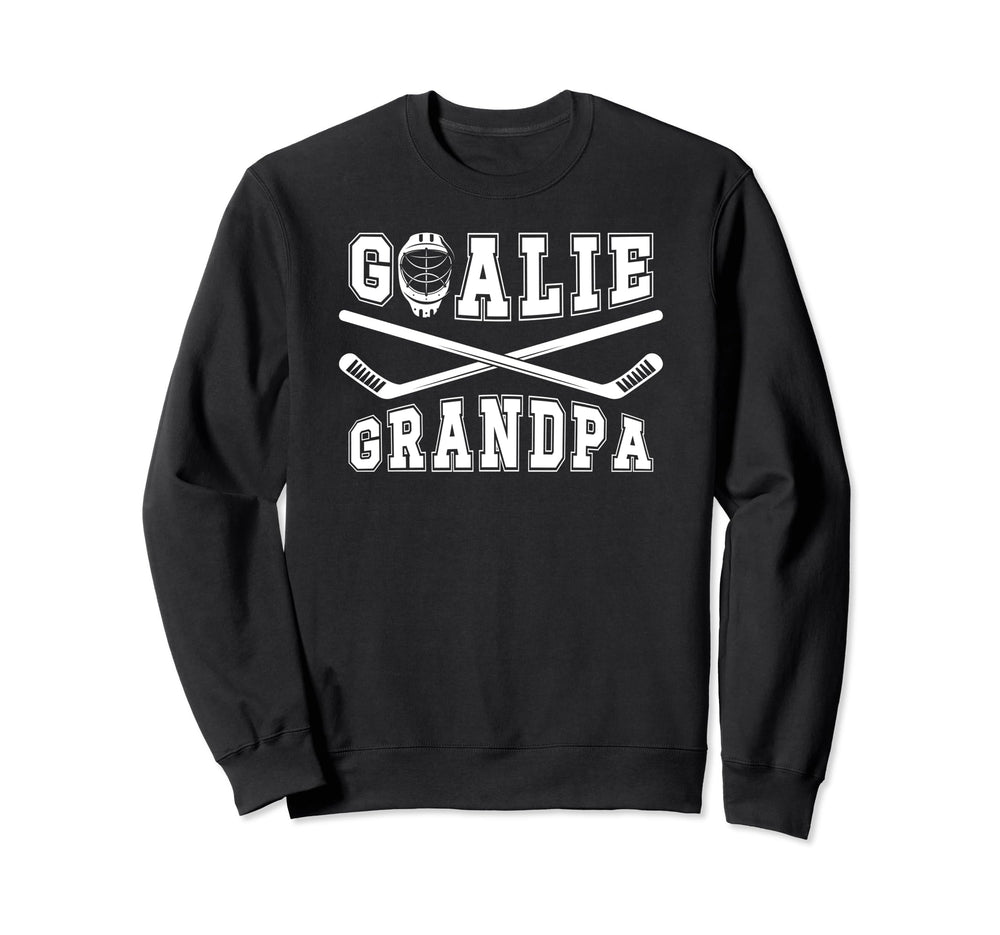 Ice Hockey Goalie Grandpa Hockey Sweatshirt - Novelty Apparel Men Women