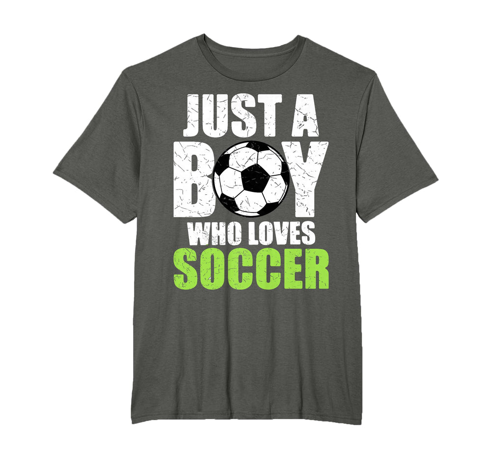 Just Who Loves Soccer Player T-Shirt - Aesthetic Graphic for Adults