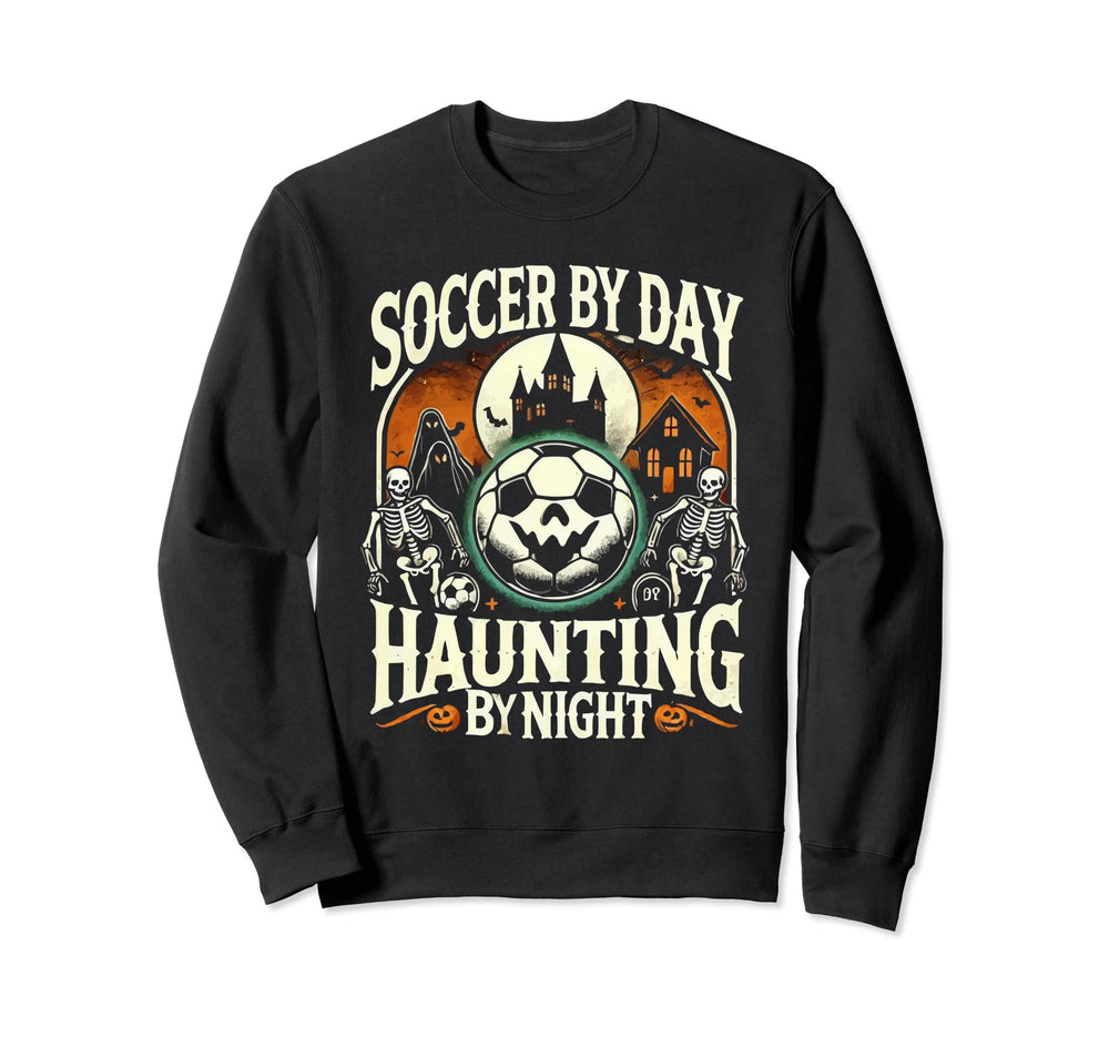 Soccer Halloween Spooky Goalkeeper Sweatshirt - Unique Graphic for Adults