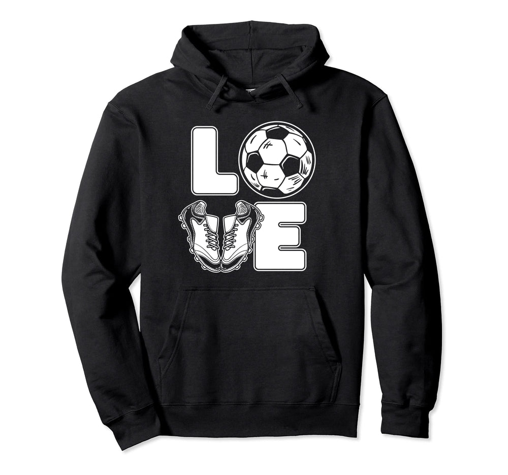 Love Futbol Fu Ball Goal Keeper Trainer Hoodie - Streetwear Style Unisex