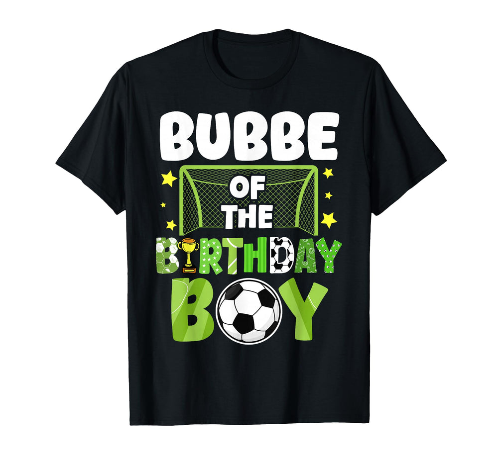 Soccer Bubbe Birthday Party Family T-Shirt - Graphic Print for Adults