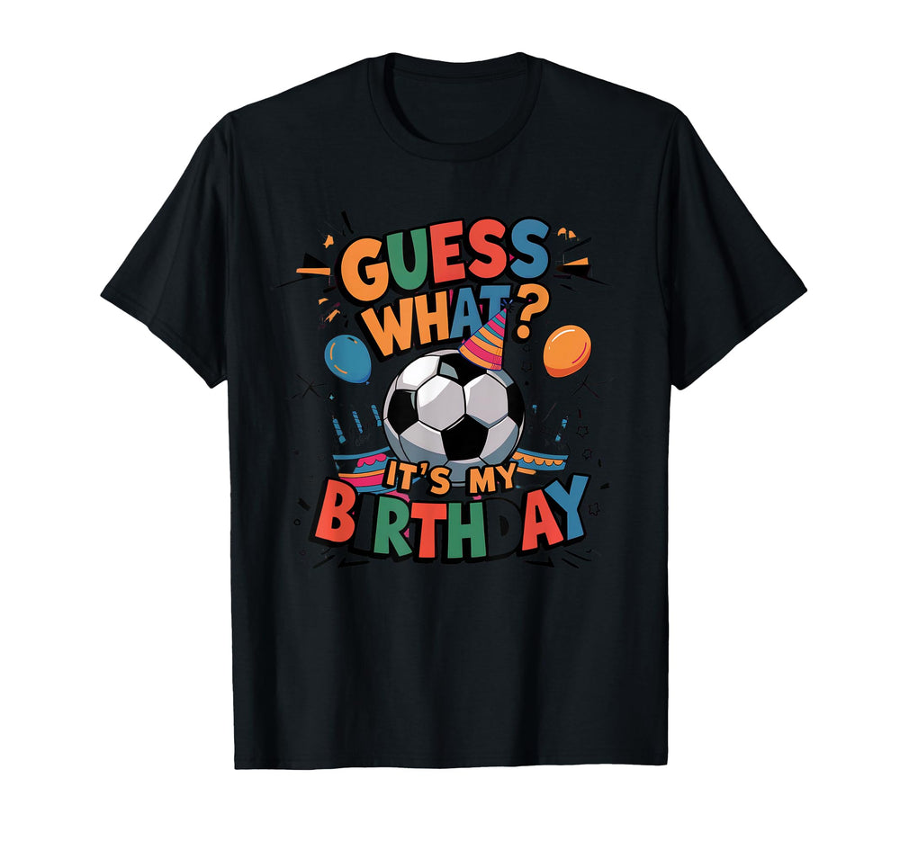 Soccer Theme Birthday Party Decorations T-Shirt - Custom Art Print Unisex