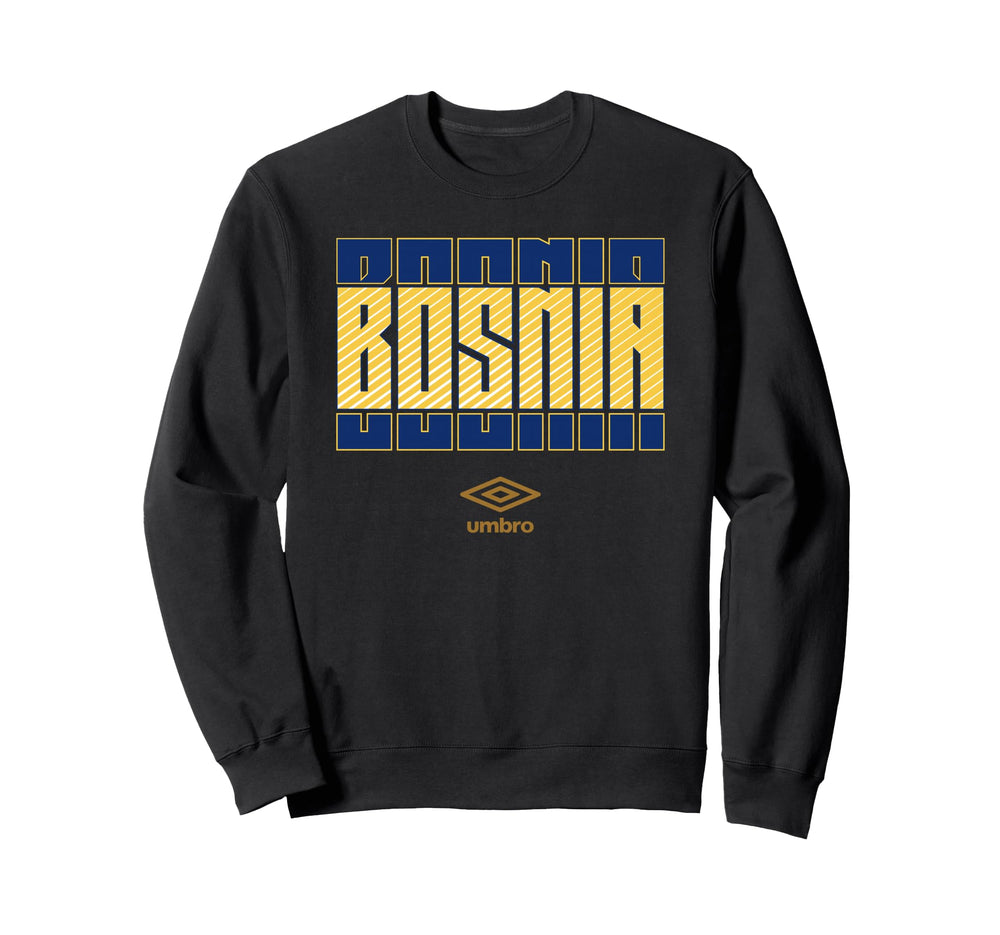 Umbro International Soccer Bosnia Sweatshirt - Novelty Apparel Men Women