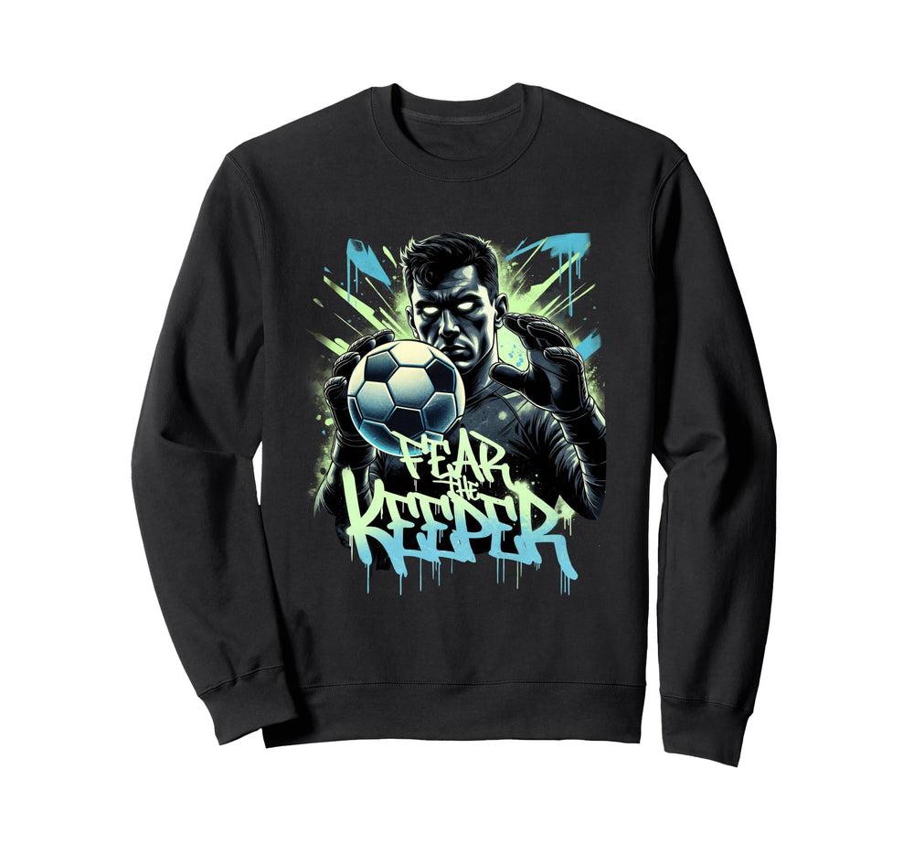 Fear Keeper Graffiti Soccer Sweatshirt - Streetwear Style Unisex
