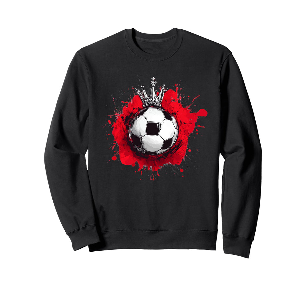 Play Like King This Soccer Ball Sweatshirt - Streetwear Style for Adults