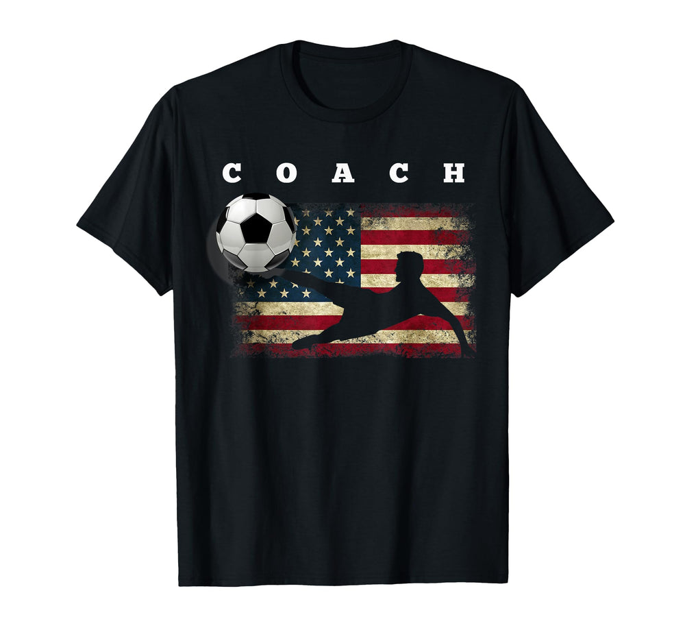 Coach Soccer Or Football Mens Or Womens T-Shirt - Custom Art Print Unisex