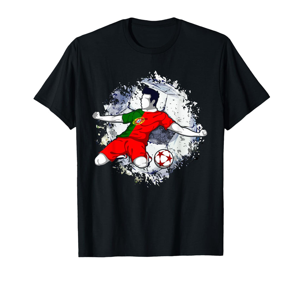 Portugal Soccer Portuguese National T-Shirt - Minimalist Print Men Women