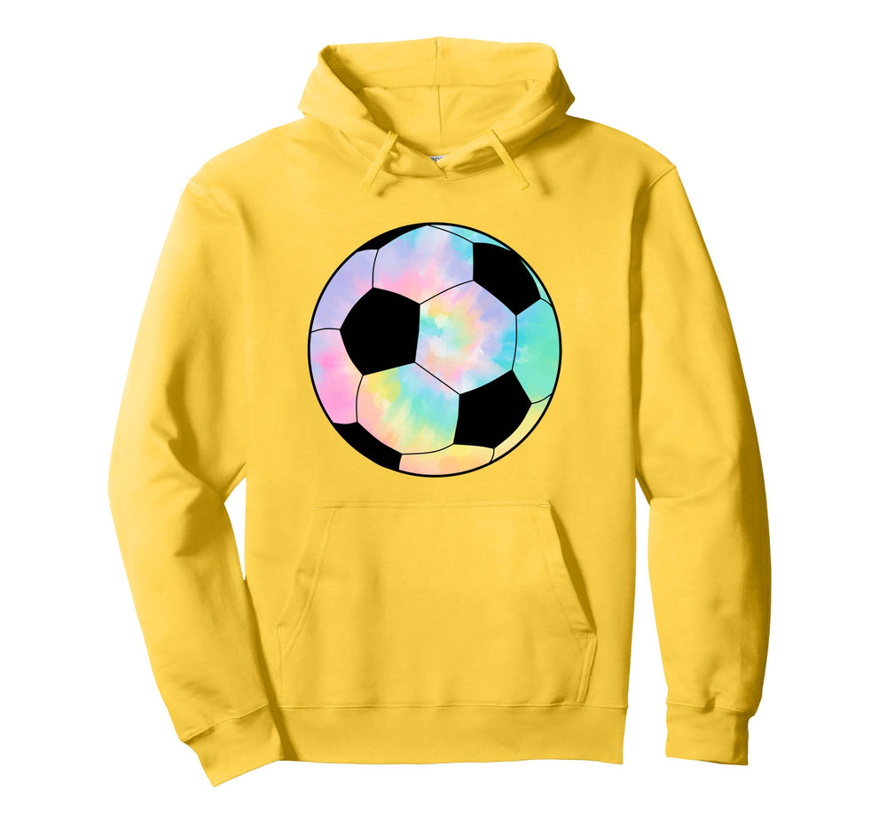 Tie Dye Soccer Player Coach Fan Team Hoodie - Custom Art Print Unisex