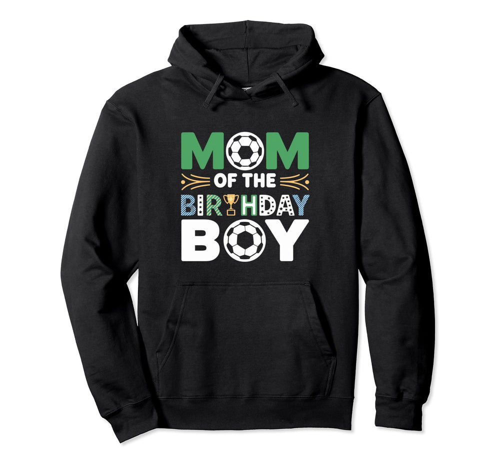 Mom And Dad Birthday Soccer Family Hoodie - Casual Everyday Wear Unisex