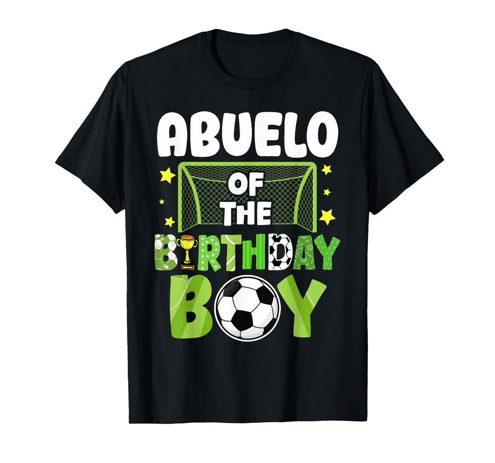 Soccer Abuelo Birthday Party Family T-Shirt - Custom Art Print Men Women