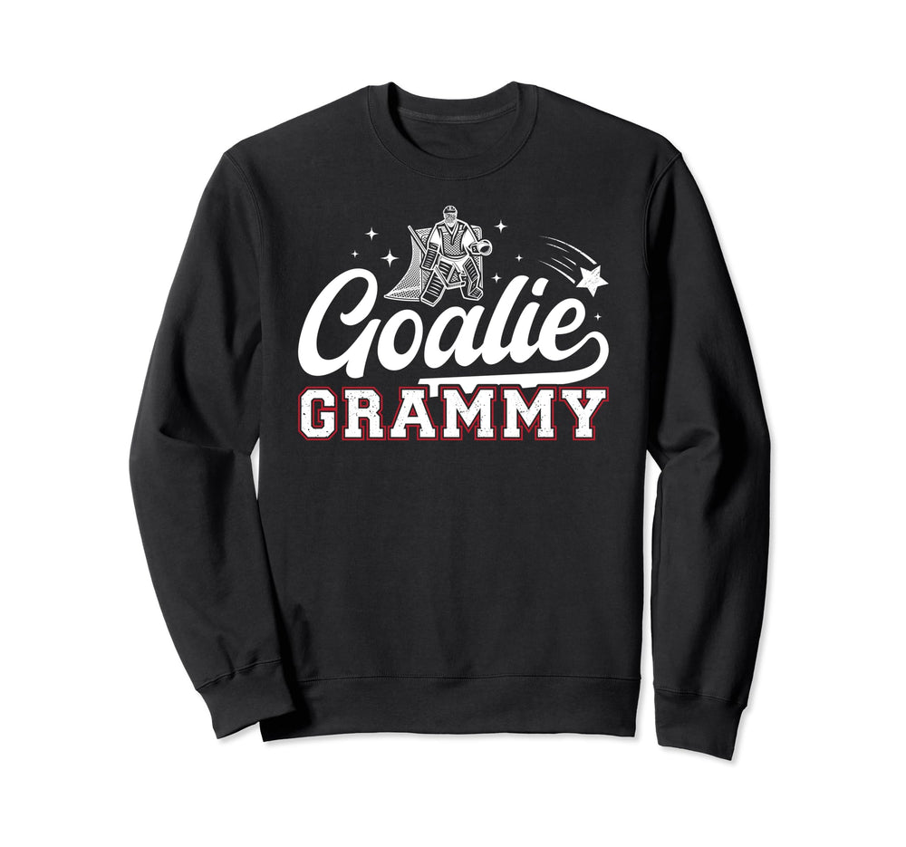 Ice Hockey Goalie Grammy Ice Hockey Sweatshirt - Streetwear Style Unisex