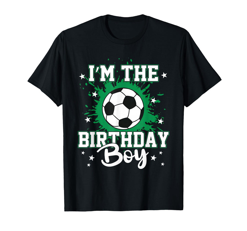 Soccer Ball Sports Birthday Party Im T-Shirt - Unique Graphic Men Women