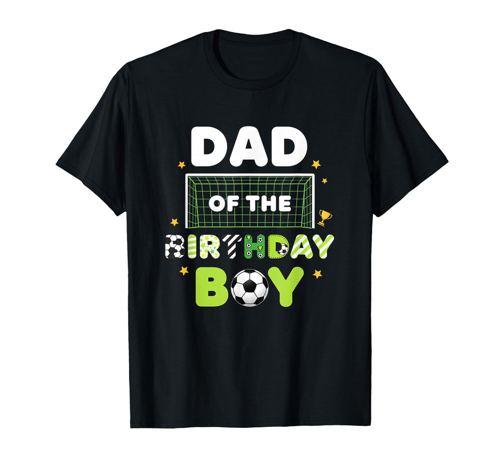 Dad Birthday Soccer Birthday Party T-Shirt - Aesthetic Graphic for Adults