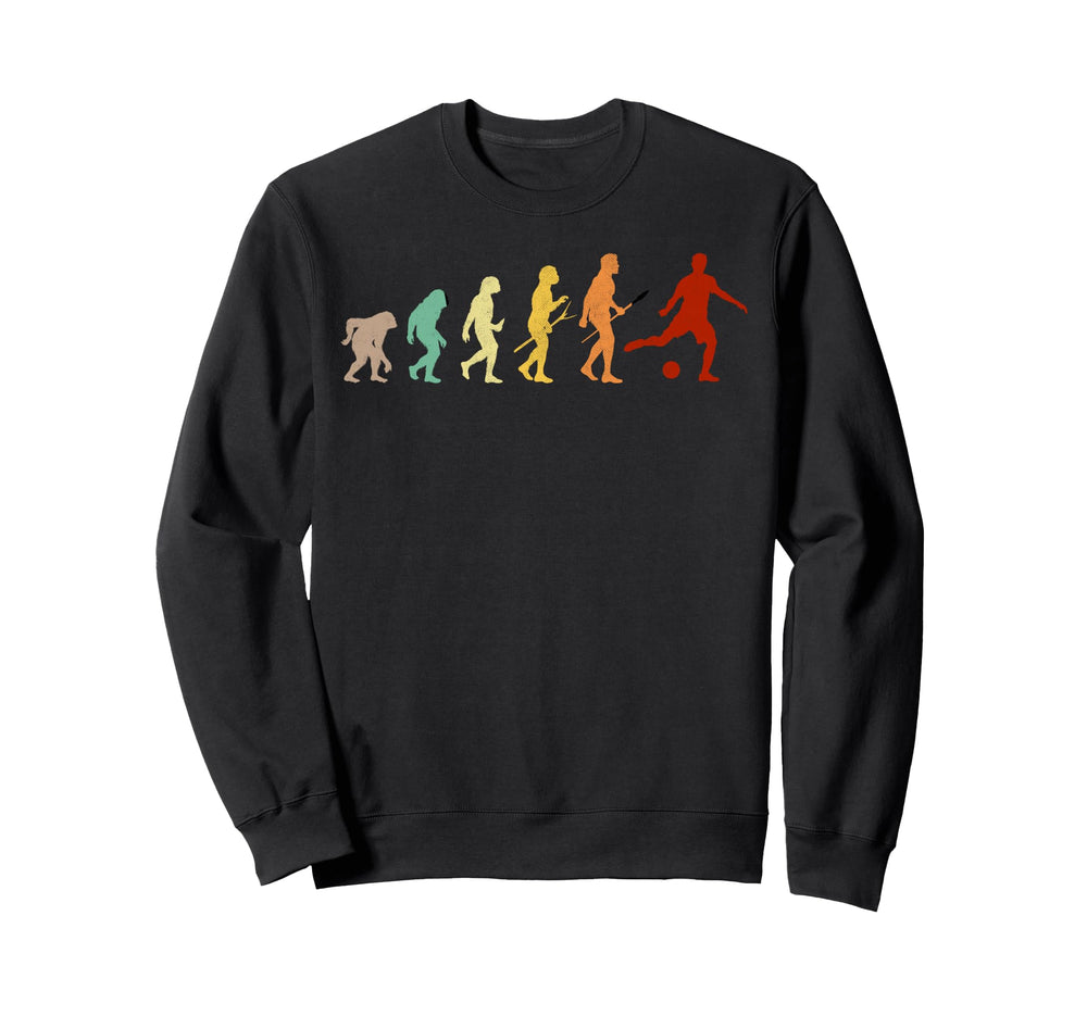 Evolution Soccer Goalie Player Sweatshirt - Aesthetic Graphic for Adults