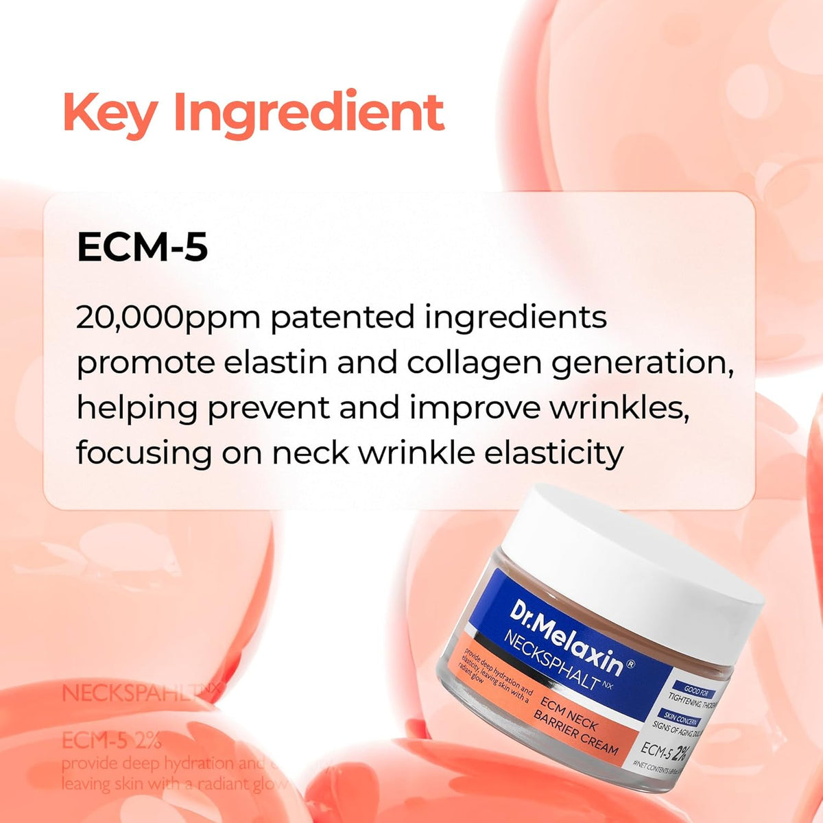 Dr. Melaxin Necksphalt ECM Neck Barrier Cream - Snipetell