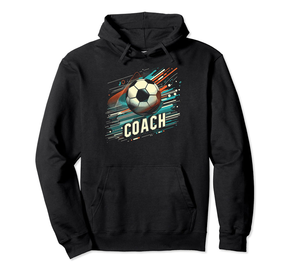 Soccer Coach Training Coaching Hoodie - Fun Novelty Design for Adults