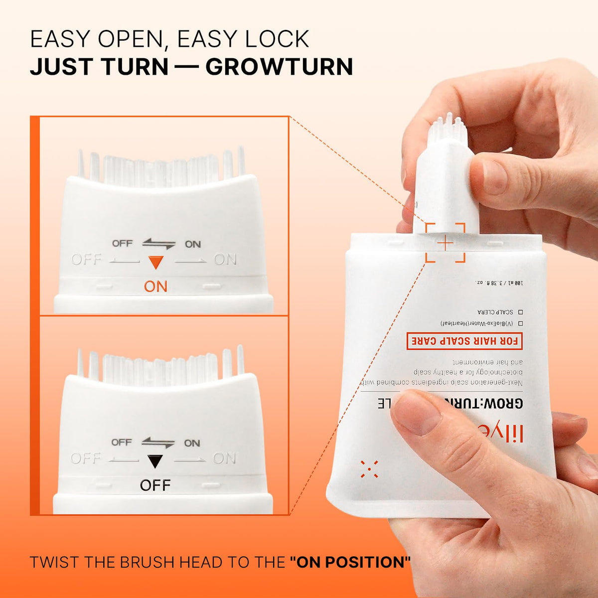 Lilyeve Grow Turn Exosome Brush Ampoule - Snipetell