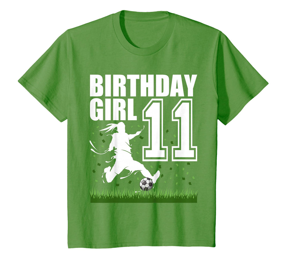 11 Year Old Soccer Birthday Party Theme T-Shirt - Graphic Print Men Women