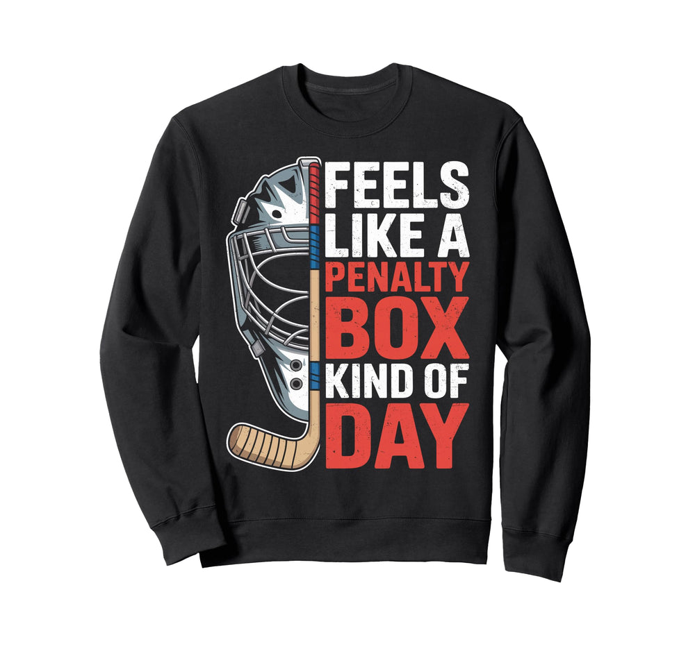 Feels Like Penalty Box Kind Day Sweatshirt - Trendy Graphic for Adults