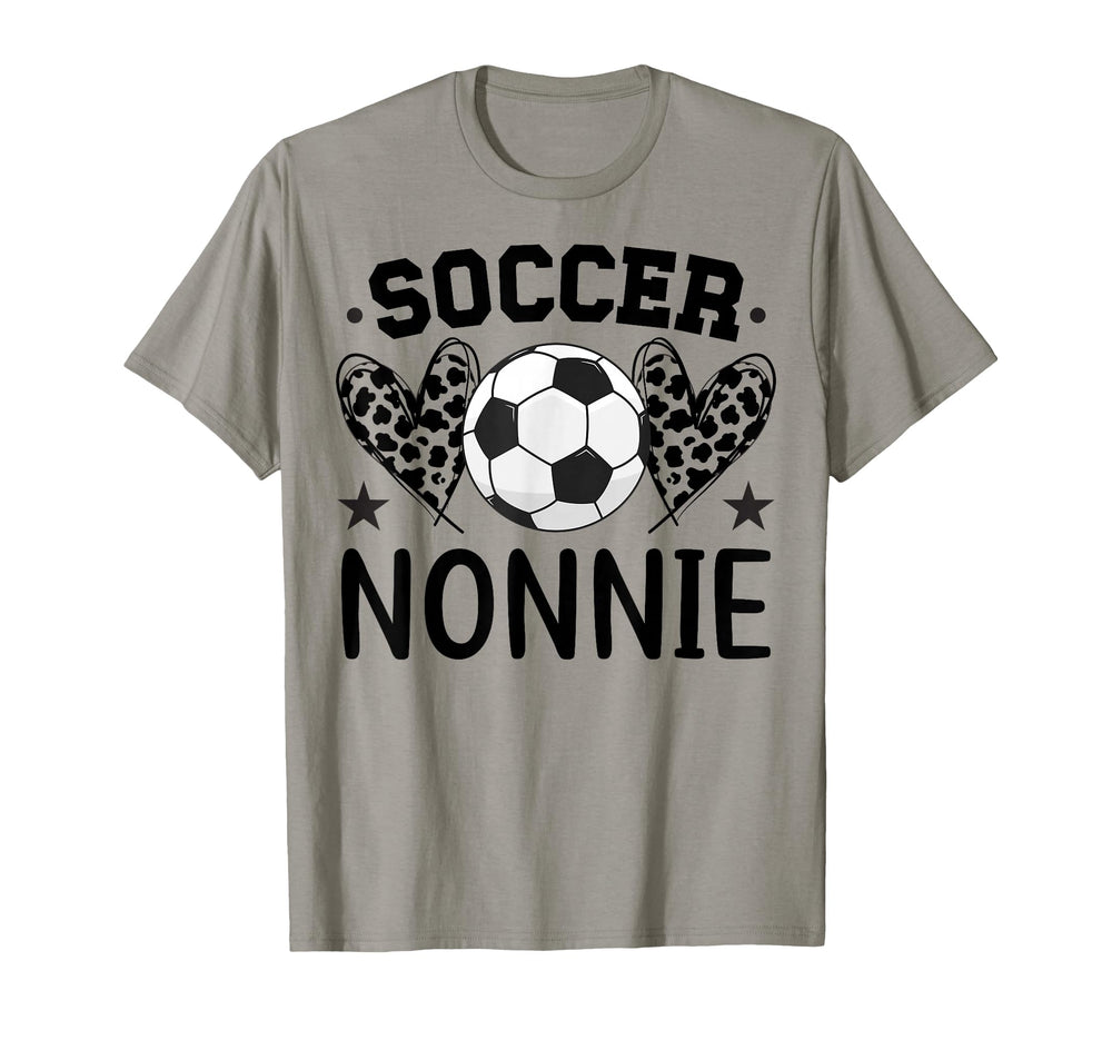 Soccer Nonnie Hearts Nonnie Soccer T-Shirt - Custom Art Print Men Women