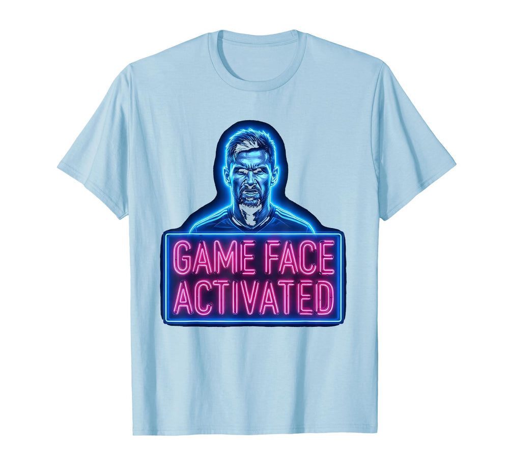 Game Face Activated Soccer Fan T-Shirt - Streetwear Style Unisex