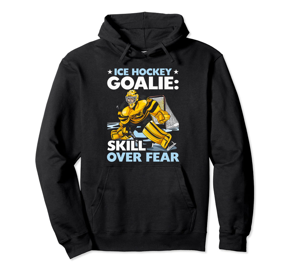Ice Hockey Goalie Goaltender Keeper Hoodie - Graphic Print Unisex