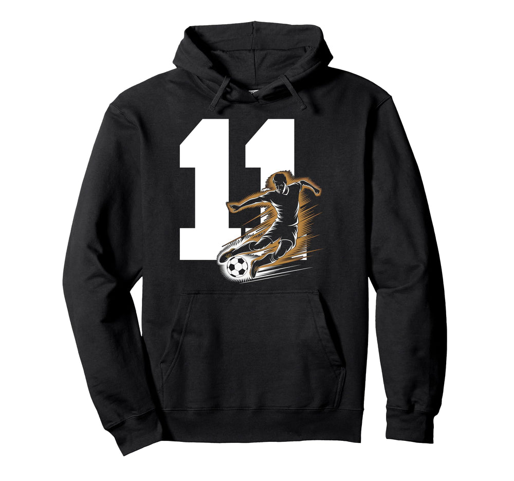 11 Soccer Birthday Gift Soccer Fan Sports Hoodie - Custom Art Print Unisex