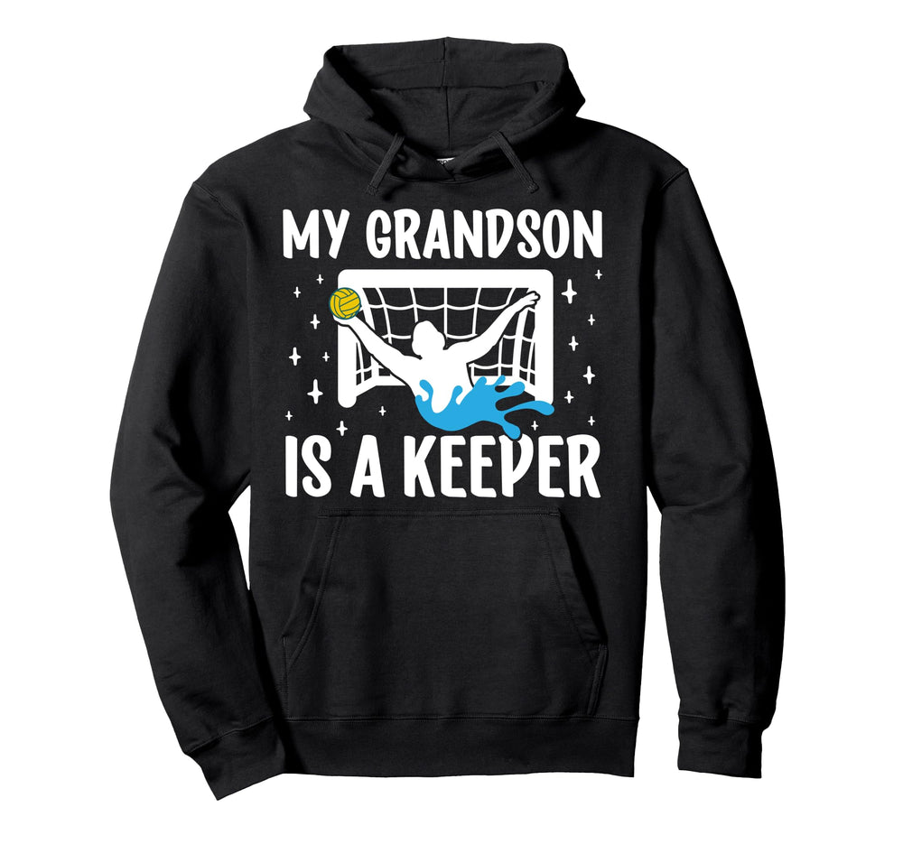 Proud Water Polo Keeper Grandma Water Hoodie - Fun Novelty Design Unisex