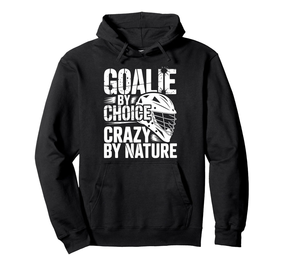 Lacrosse Goalie Lax Goalkeeper Hoodie - Aesthetic Graphic for Adults