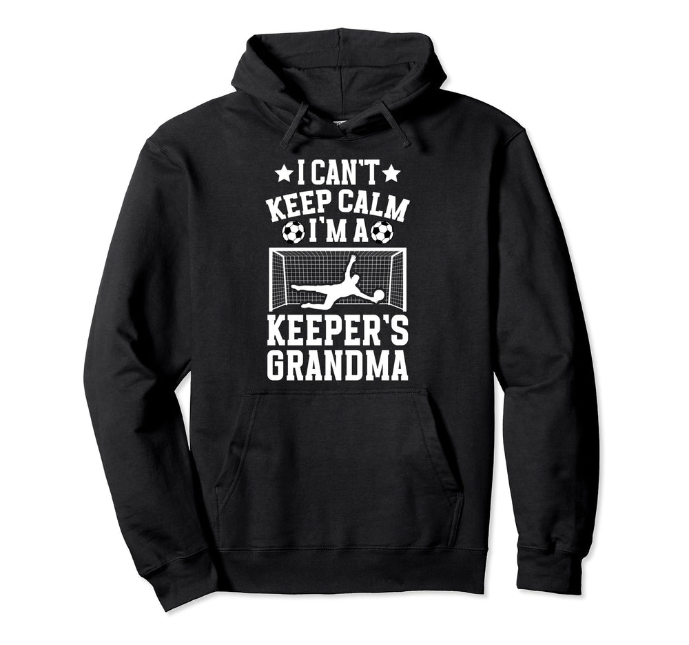 Im Soccer Keeper Grandma Soccer Hoodie - Minimalist Print for Adults