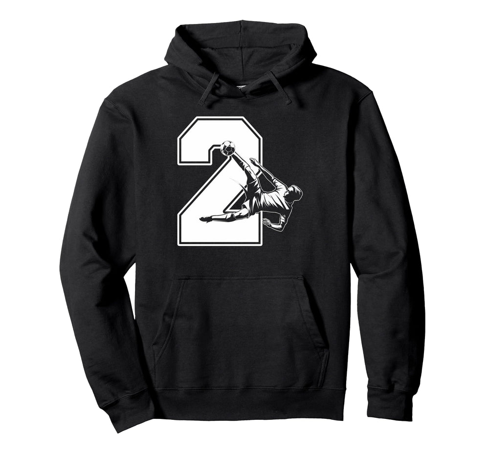2 Soccer Birthday Gift Soccer Fan Hoodie - Unique Graphic for Adults