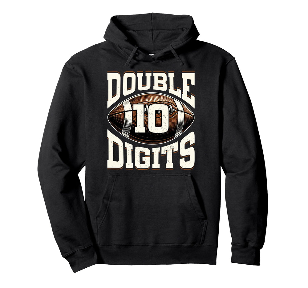 Double Digits Birthday Decorations Hoodie - Fun Novelty Design Men Women