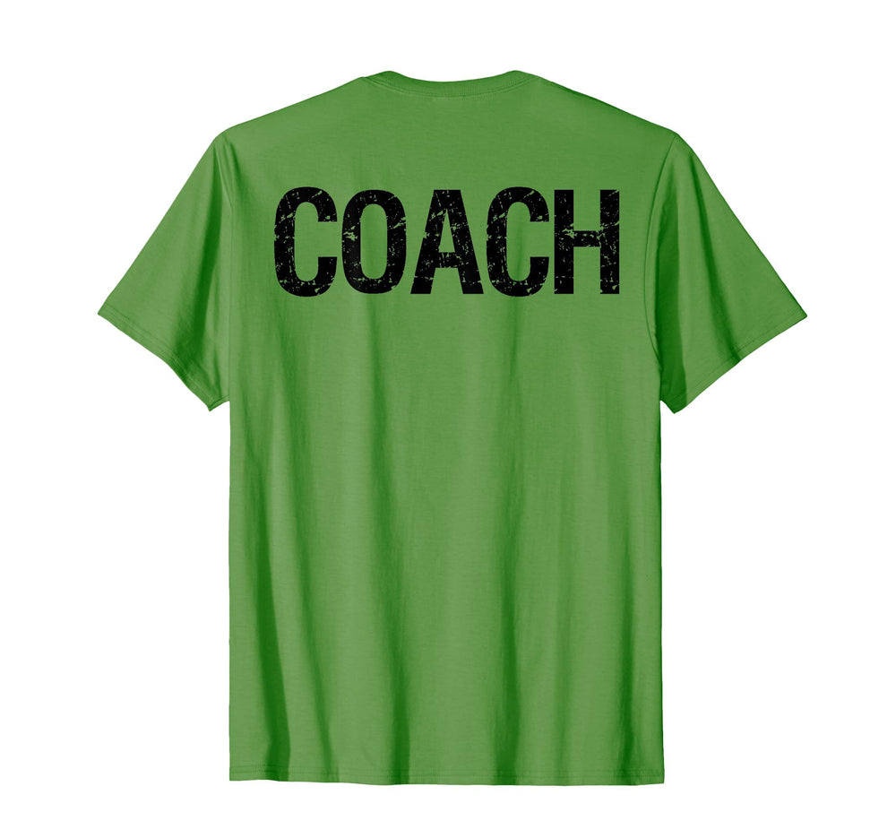 Coach Back Coaches Soccer Baseball T-Shirt - Fun Novelty Design Unisex