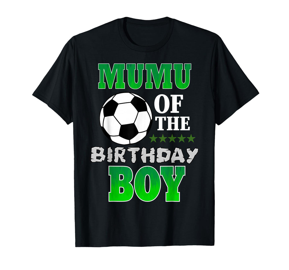 Mumu Birthday Soccer Stars Outfit T-Shirt - Graphic Print Men Women