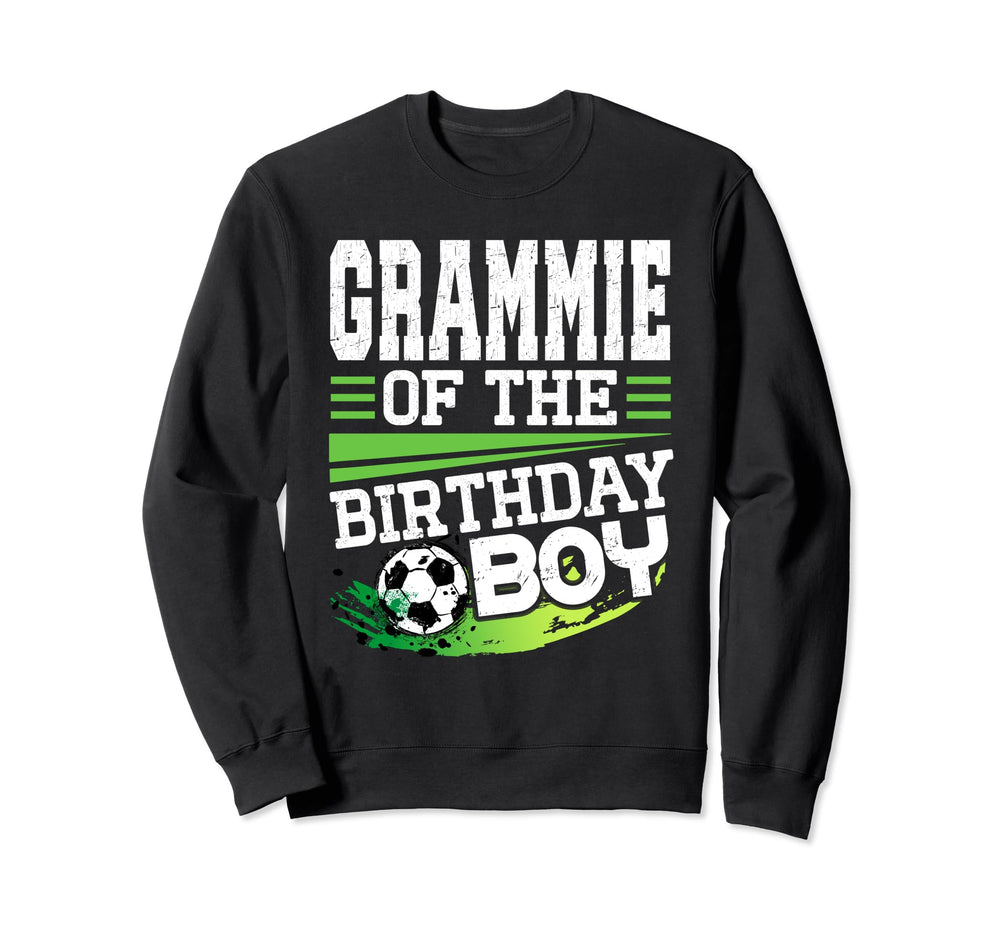 Soccer Birthday Grammie Birthday Sweatshirt - Aesthetic Graphic Men Women