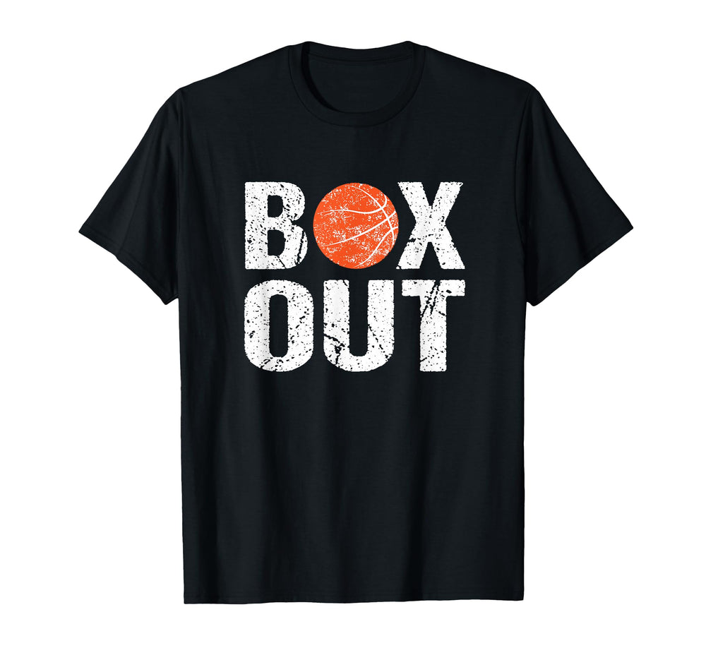 Basketball Coach Box Out Novelty T-Shirt - Aesthetic Graphic for Adults